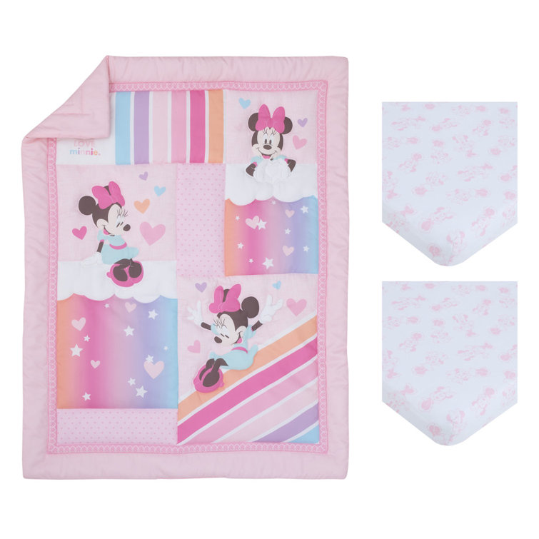 Minnie mouse mini crib bedding set sale